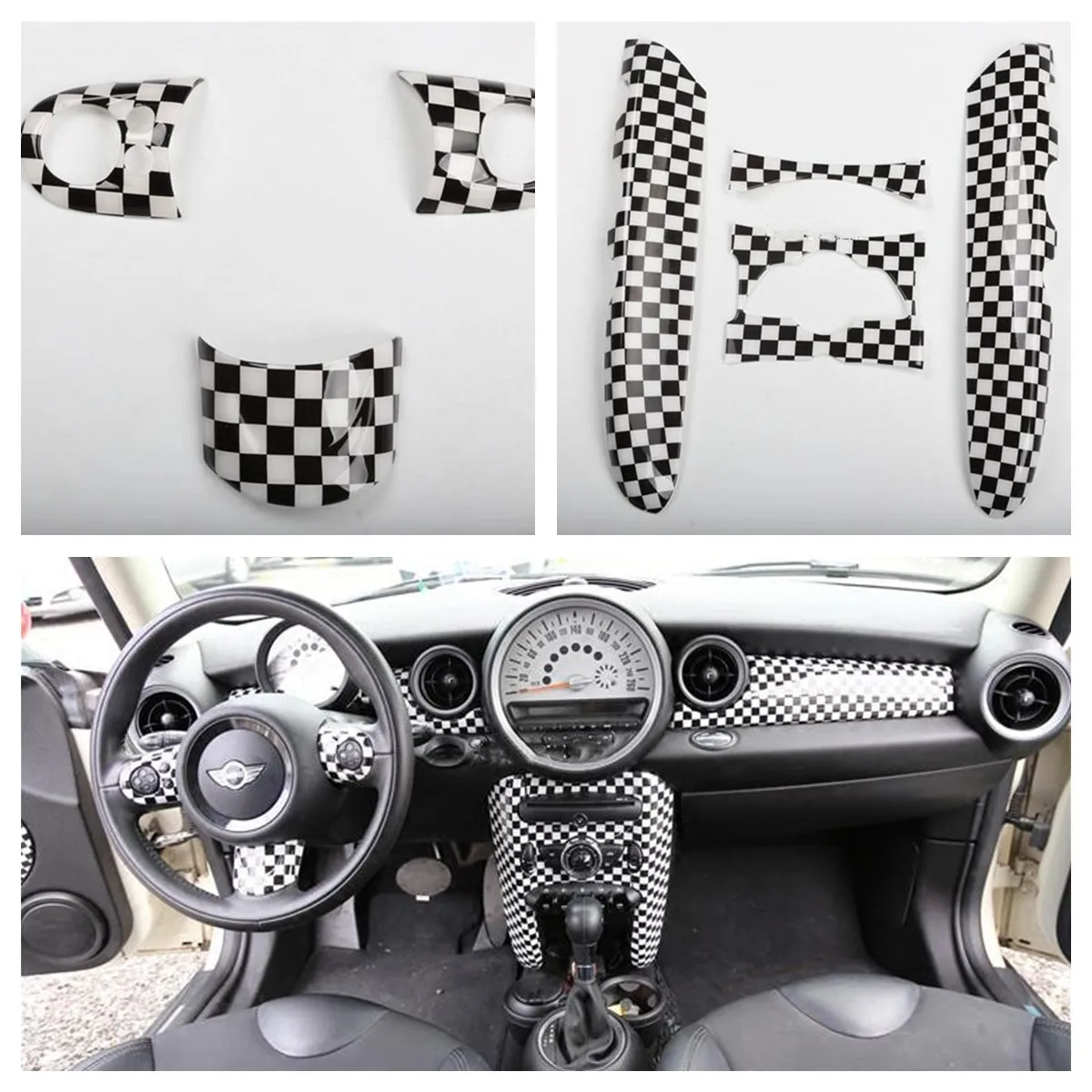 Для 2007-2013 mini cooper R55/R56 интерьер и экстерьер черно-белая сетка 5D фотоаксессуары для стайлинга автомобиля
Для 2007-2013 mini cooper R55/R56 интерьер и экстерьер черно-белая сетка 5D фотоаксессуары для стайлинга автомобиля