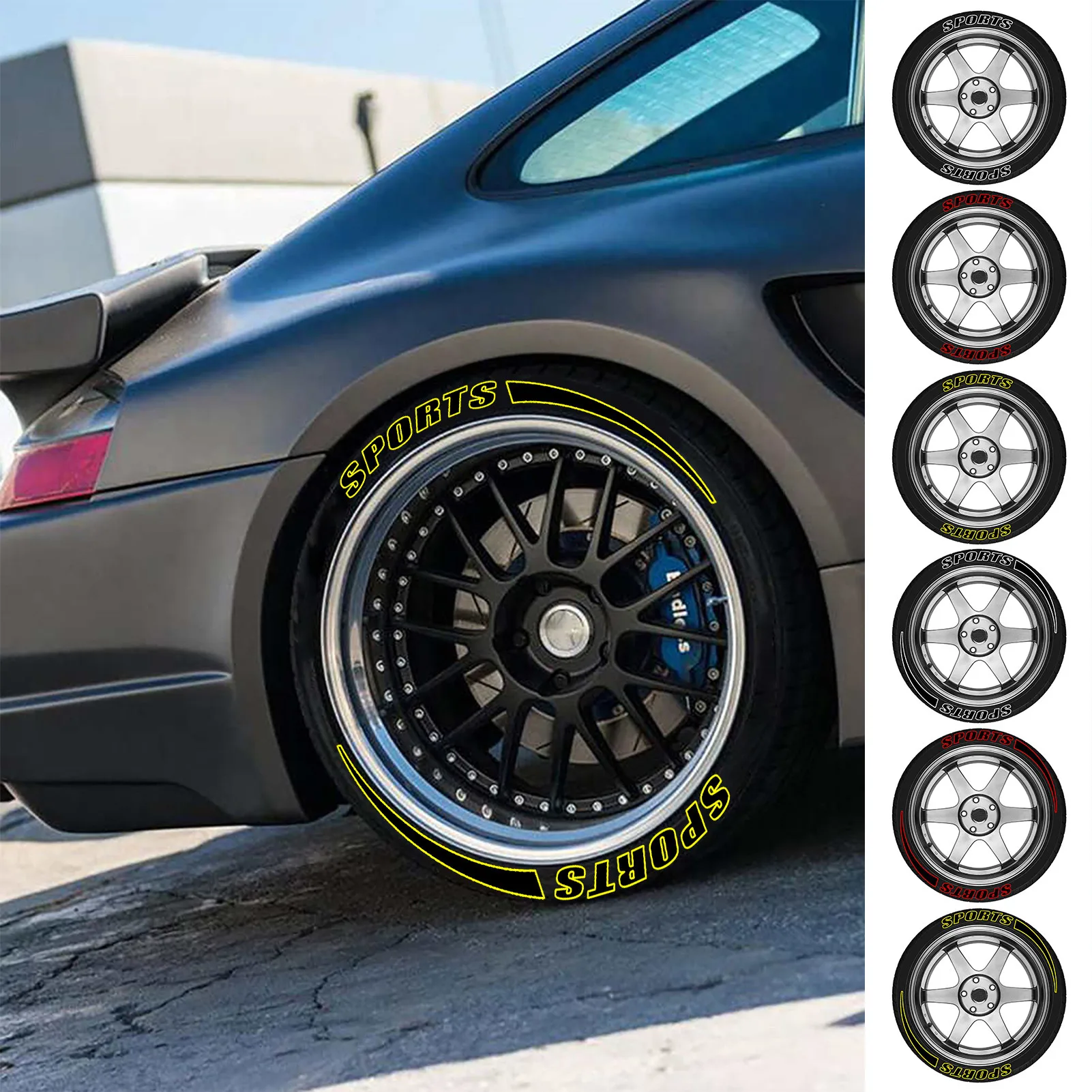 8PCS Car Tire Letter Stickers 3D Rubber Tire Wheel Decals Waterproof Racing Wheel Stickers Universal DIY Personalized Stickers
8PCS Car Tire Letter Stickers 3D Rubber Tire Wheel Decals Waterproof Racing Wheel Stickers Universal DIY Personalized Stickers
