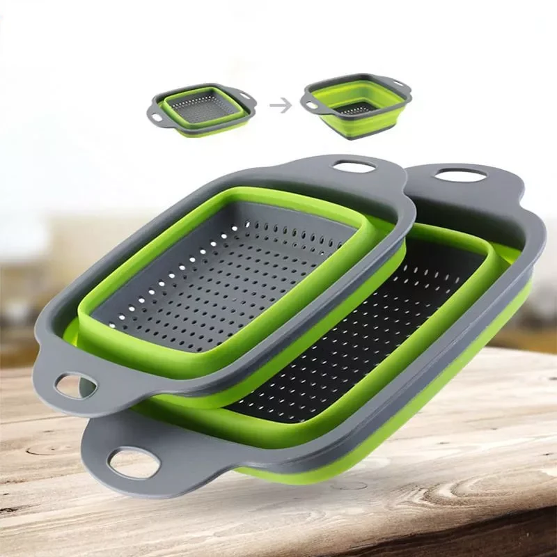 Silicone Folding Drain Basket Fruit Vegetable Washing Basket Foldable Strainer Colander Collapsible Drainer Kitchen Storage Tool
Silicone Folding Drain Basket Fruit Vegetable Washing Basket Foldable Strainer Colander Collapsible Drainer Kitchen Storage Tool