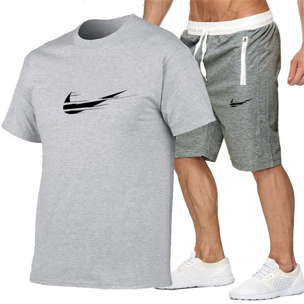 Brand sportswear Set Men's T-shirt + Shorts Set Summer sportswear jogging pants T-shirt Street wear Harajuku Top T-shirt set two
Brand sportswear Set Men's T-shirt + Shorts Set Summer sportswear jogging pants T-shirt Street wear Harajuku Top T-shirt set two