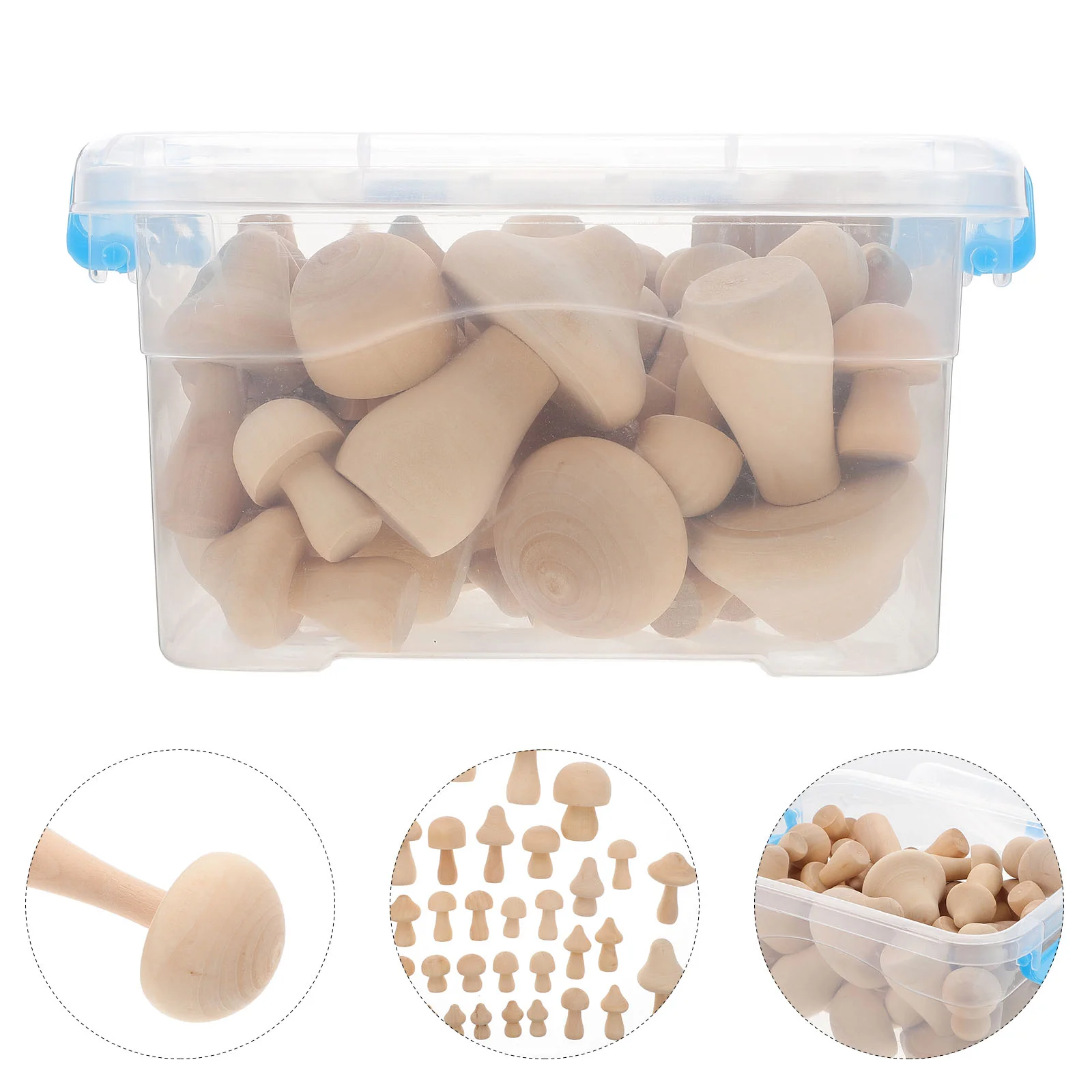 40Pcs Unfinished Mushroom Pegs DIY Graffiti Painting Toys Wooden Mushroom Pegs with Box
40Pcs Unfinished Mushroom Pegs DIY Graffiti Painting Toys Wooden Mushroom Pegs with Box