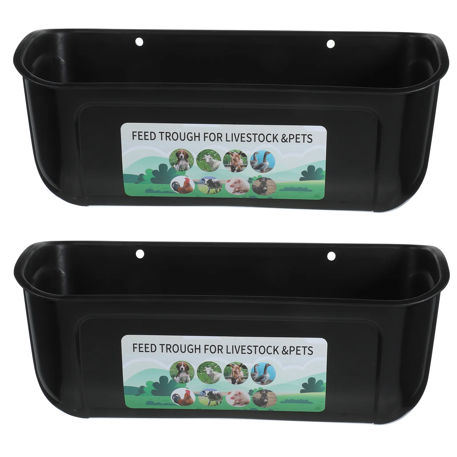 2 Pcs Plastic Bird Feeders Chick Waterer Horse Trough Food Poultry Troughs Livestock Feeding Birds Groove Chicken
2 Pcs Plastic Bird Feeders Chick Waterer Horse Trough Food Poultry Troughs Livestock Feeding Birds Groove Chicken