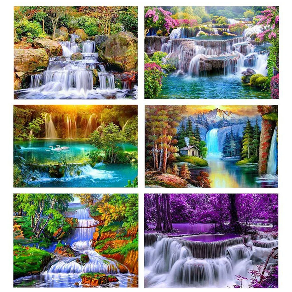 5D DIY Diamond Painting Landscape Waterfall Art Full DIY Round Diamond Embroidery Cross Stitch Kit Art Wall Home Decoration
5D DIY Diamond Painting Landscape Waterfall Art Full DIY Round Diamond Embroidery Cross Stitch Kit Art Wall Home Decoration
