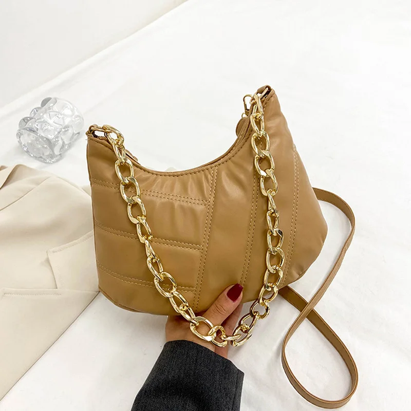 Fashion Double Straps Crossbody Bags For Women Soft Pu Leather Chain Shoulder Bag Underarm Hobos Casual Ladies Handbags
Fashion Double Straps Crossbody Bags For Women Soft Pu Leather Chain Shoulder Bag Underarm Hobos Casual Ladies Handbags