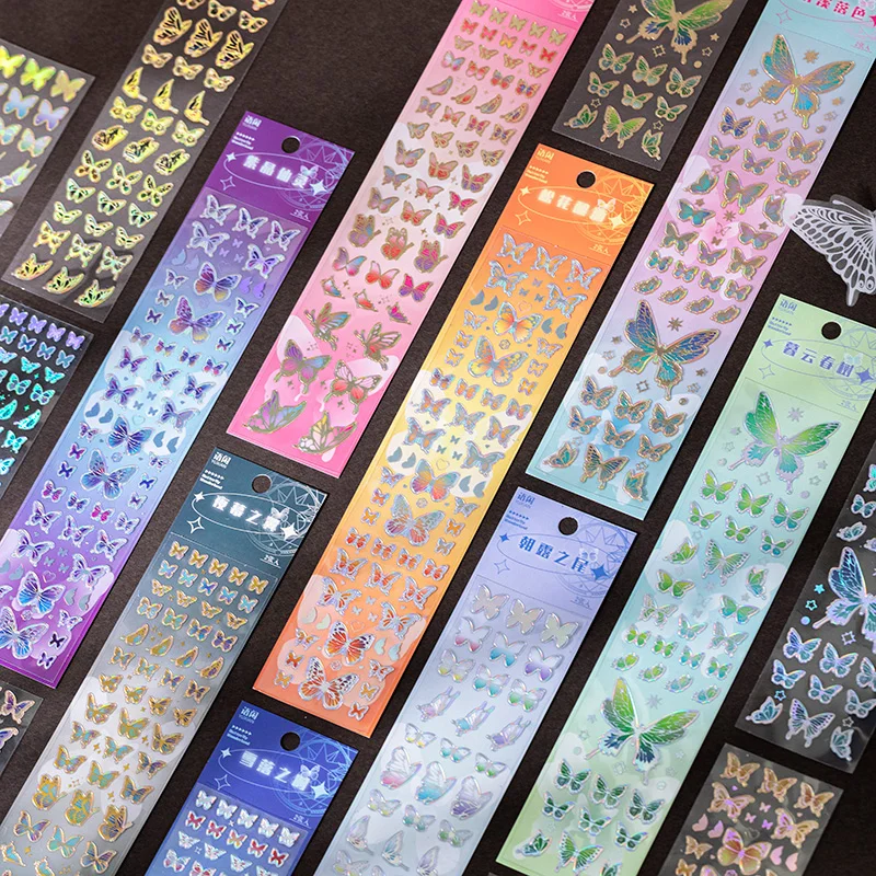 4PCS/SET kawaii Butterfly Stickers Silver Gold Blocking Glitter Sticker Korean Scrapbooking Planner Bullet Journal Decoration
4PCS/SET kawaii Butterfly Stickers Silver Gold Blocking Glitter Sticker Korean Scrapbooking Planner Bullet Journal Decoration