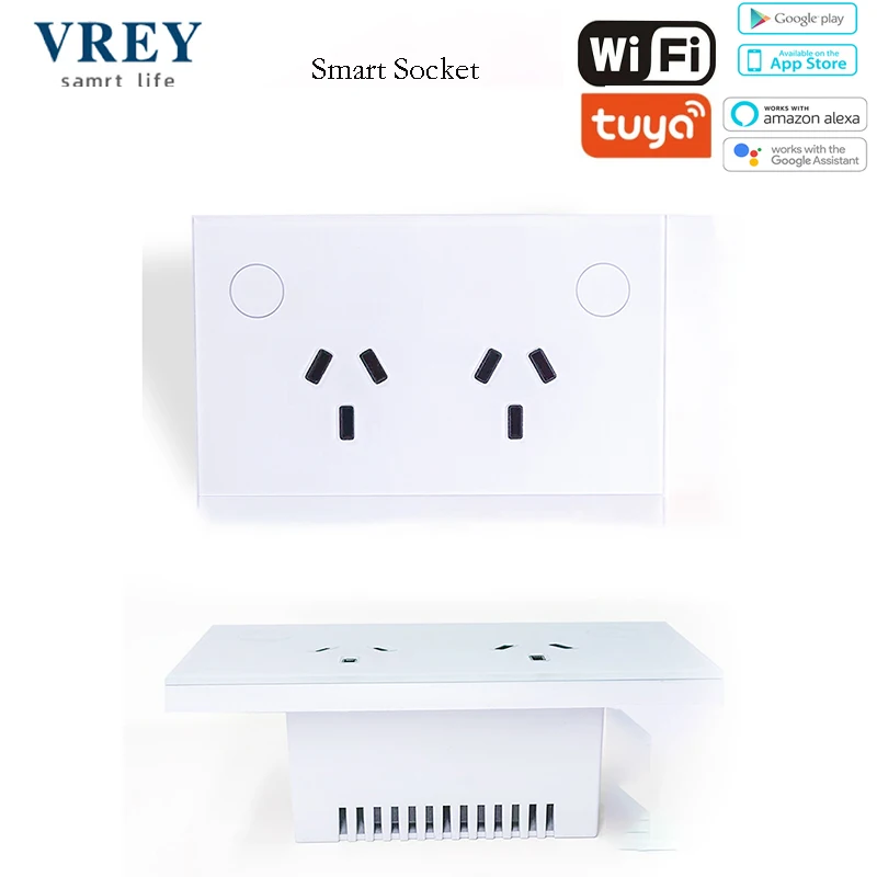 AU Intelligent 3-hole Socket Hotel Office Home Socket With With Alexa Echo Google Home wall Socke smart socket
AU Intelligent 3-hole Socket Hotel Office Home Socket With With Alexa Echo Google Home wall Socke smart socket