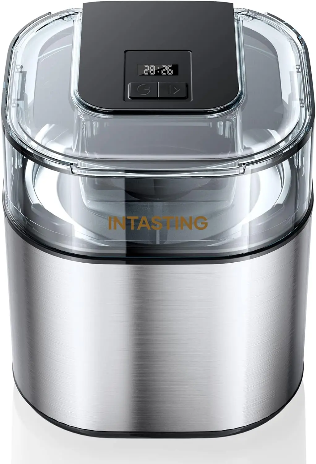 Cream Maker Machine, 1.6 Quart Yogurt-Sorbet, Auto Shut-Off, Double-Insulated Freezer Bowl, Suitable for Homemade Ice Cream, G
Cream Maker Machine, 1.6 Quart Yogurt-Sorbet, Auto Shut-Off, Double-Insulated Freezer Bowl, Suitable for Homemade Ice Cream, G