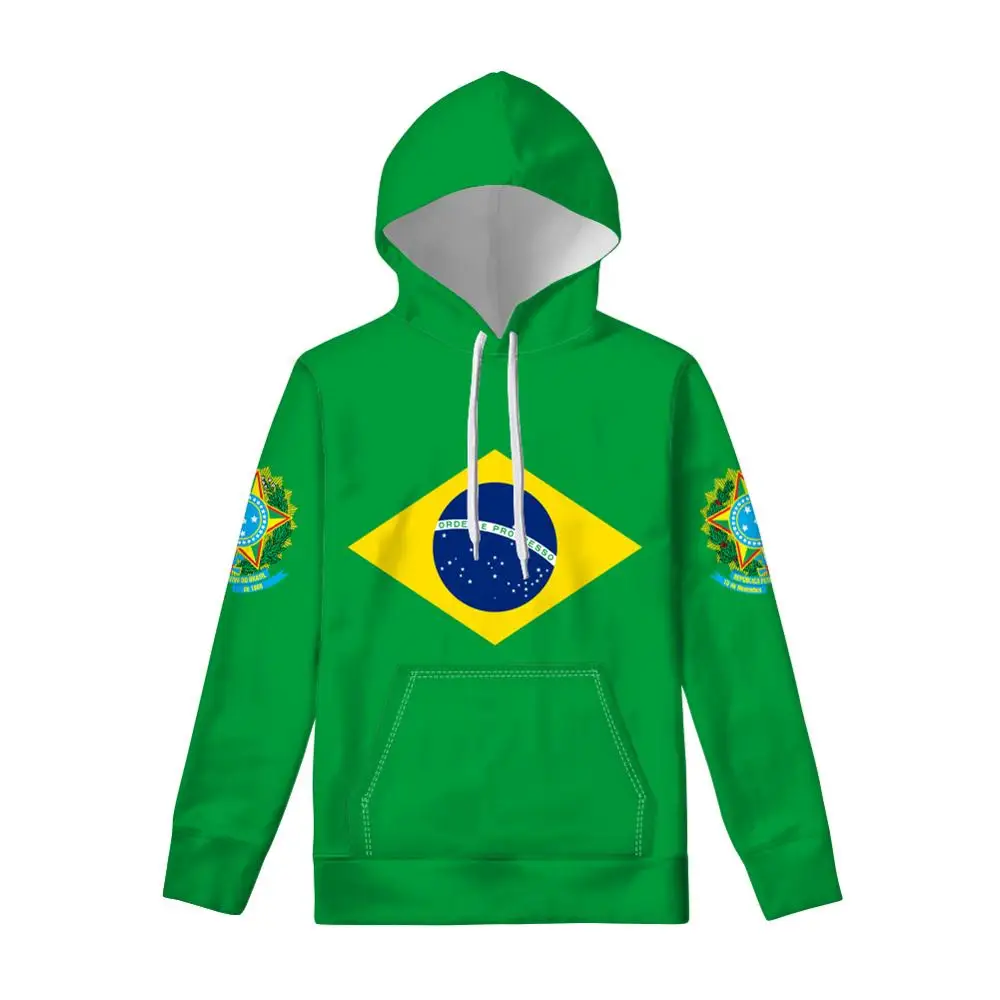 BRAZIL Hoodie Free Custom Name Number Country Sweatshirt Portugal Br Flag Portuguese Print Photo Brasil Federativa Diy Clothes
BRAZIL Hoodie Free Custom Name Number Country Sweatshirt Portugal Br Flag Portuguese Print Photo Brasil Federativa Diy Clothes