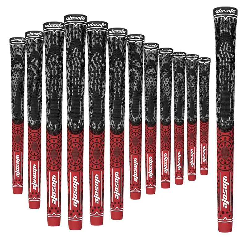 WOSOFE 13Pcs/Lot Multi Compound Golf Grips, Multi Compound Rubber And Cotton Thread Hybrid Golf Club Grips, Midsize
WOSOFE 13Pcs/Lot Multi Compound Golf Grips, Multi Compound Rubber And Cotton Thread Hybrid Golf Club Grips, Midsize