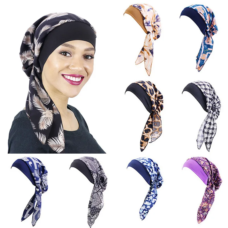Turban Femme Headscarf Long Tail Chemo Cap Pirate Cap Elastic Braid Hat Buckle Turban Hat Fashion Long Satin Bonnet Women Men
Turban Femme Headscarf Long Tail Chemo Cap Pirate Cap Elastic Braid Hat Buckle Turban Hat Fashion Long Satin Bonnet Women Men