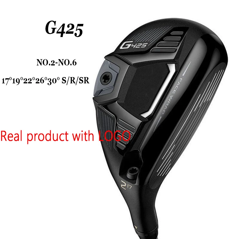 

New 425 Golf Club Hybrid G425 Golf Hybrids Utility Rescue 17/19/22/26/30 Degrees R/S/SR Flex Graphite Shaft With Head Cover