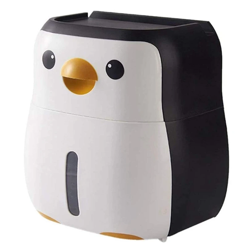 Tissue Box,Waterproof Penguin Paper Box Wall-Mounted Toilet Paper Holder Phone Tissue Drawer Storage Box For Bathroom
Tissue Box,Waterproof Penguin Paper Box Wall-Mounted Toilet Paper Holder Phone Tissue Drawer Storage Box For Bathroom