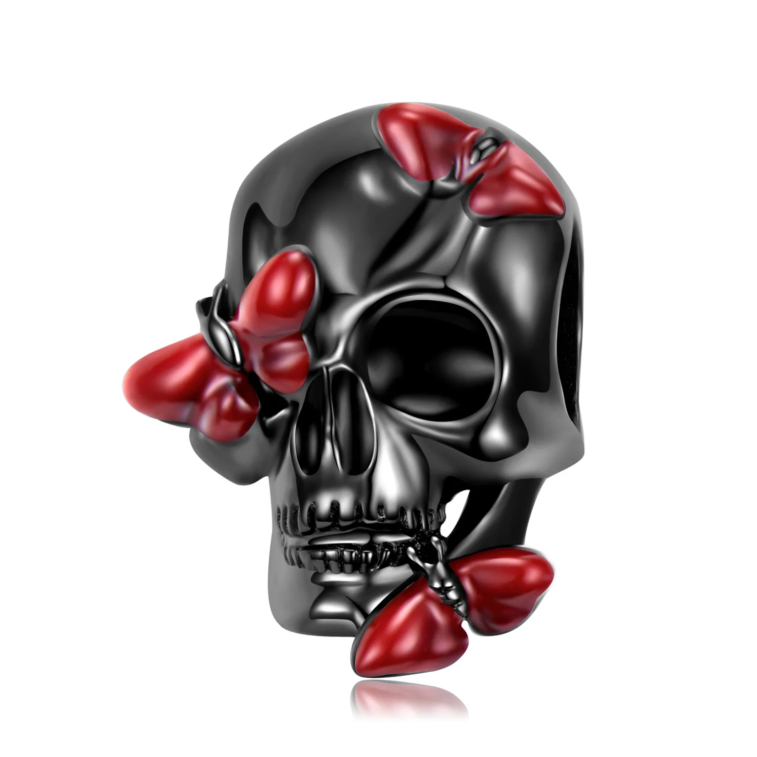Red Butterfly Skull European Sterling Silver S925 DIY Charms For Original Women Bracelet Necklace Chain Jewelry 
Red Butterfly Skull European Sterling Silver S925 DIY Charms For Original Women Bracelet Necklace Chain Jewelry