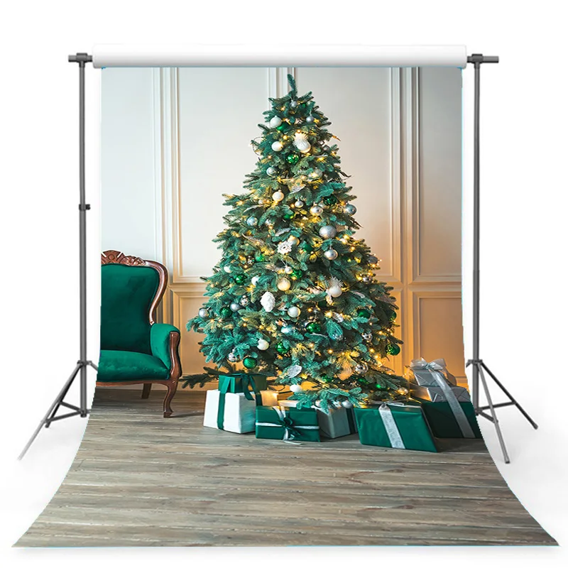Elegant Christmas Interior Decoration Pine Tree Photography Backdrops Props Comfortable Home Photo Studio Background AA-01
Elegant Christmas Interior Decoration Pine Tree Photography Backdrops Props Comfortable Home Photo Studio Background AA-01