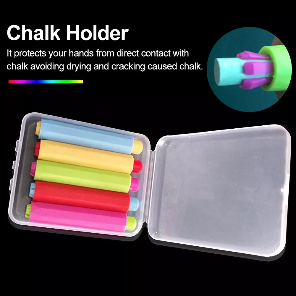 5pcs Hard Case Colourful Protective Clip Non-toxic Stationery Drawing Chalk Holder Storage Health Teacher Children School Office
5pcs Hard Case Colourful Protective Clip Non-toxic Stationery Drawing Chalk Holder Storage Health Teacher Children School Office