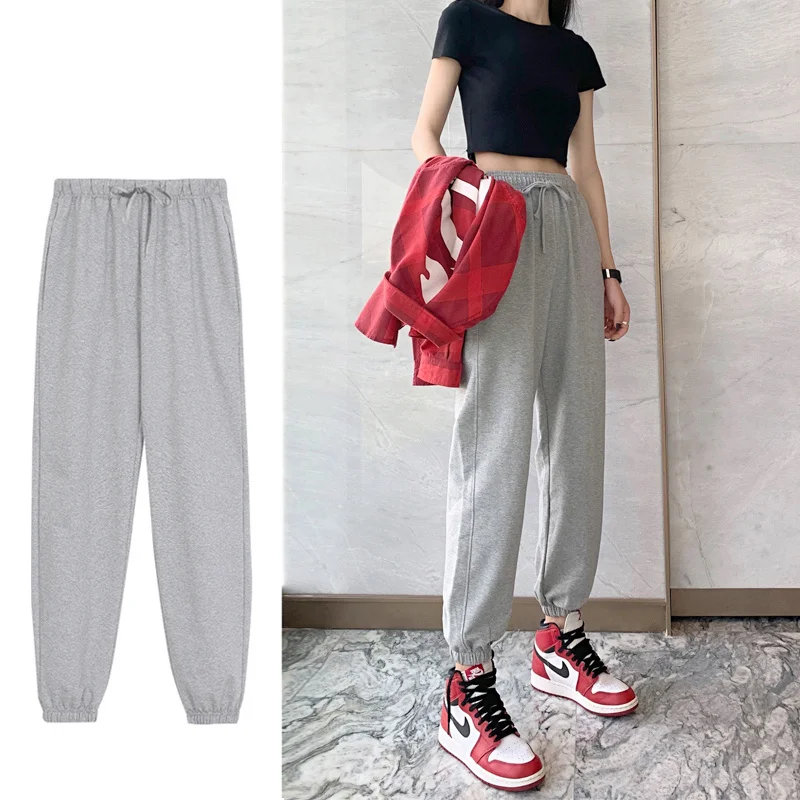 Ins Super Popular Sports Pants Female Thin Loose High Waist Drooping Slimming Tappered Casual All-match Wide Leg Pants Jum
Ins Super Popular Sports Pants Female Thin Loose High Waist Drooping Slimming Tappered Casual All-match Wide Leg Pants Jum