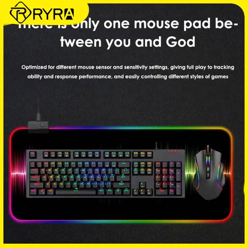 RYRA Keyboard And Mouse Pad LED Luminous Large Mouse Pad Padding Accesorios Para PC Mice Mouse Mat Gamer Heat Transfer Printing
RYRA Keyboard And Mouse Pad LED Luminous Large Mouse Pad Padding Accesorios Para PC Mice Mouse Mat Gamer Heat Transfer Printing