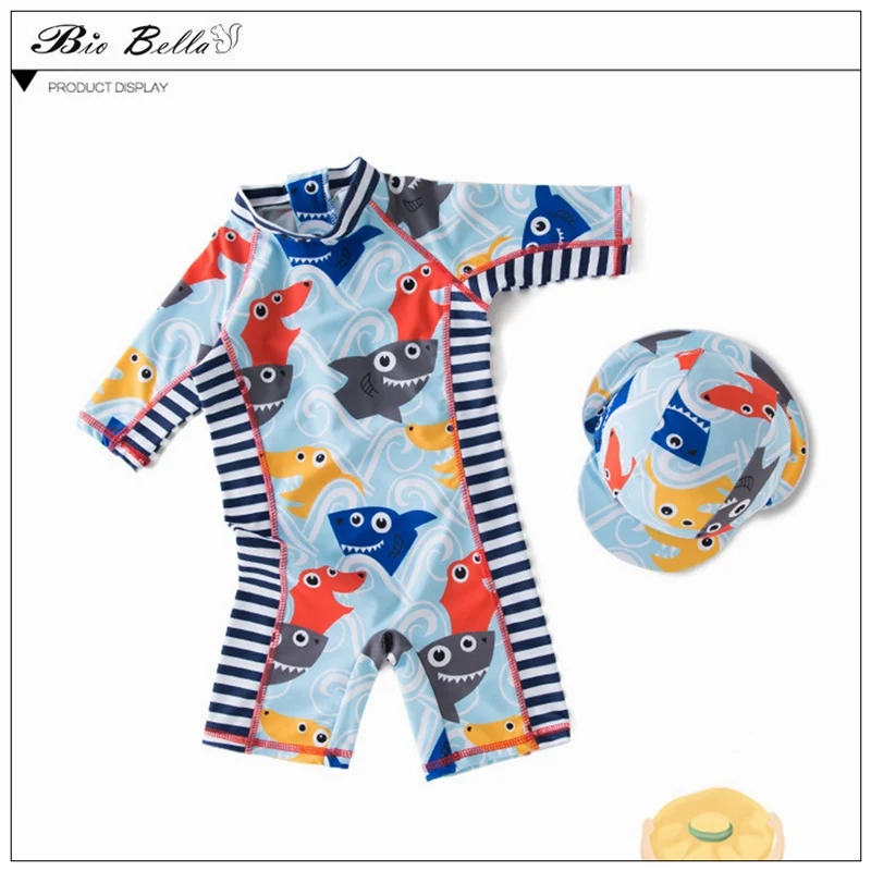 Fish Baby Boys Swimsuit Short Sleeve Infant Boy Bathing Quick Dry Sunscreen Sunfing Swimwear Boy 2-6 Years Children Wetsuits
Fish Baby Boys Swimsuit Short Sleeve Infant Boy Bathing Quick Dry Sunscreen Sunfing Swimwear Boy 2-6 Years Children Wetsuits