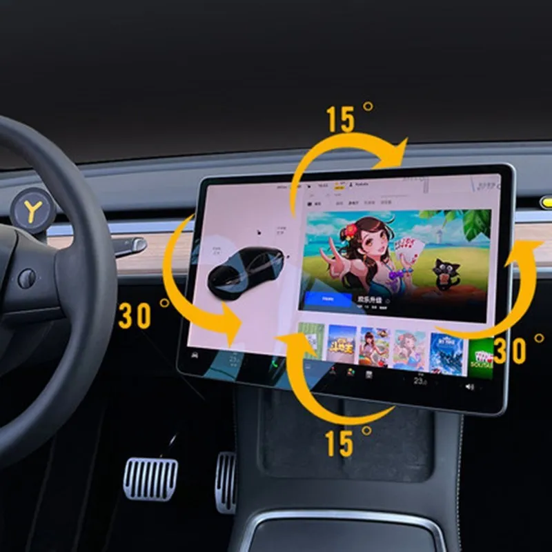 New Car Screen Rotation Bracket GPS Left Right Rotatable Navigation Holder Tesla Model 3 Y Central Control 2022 Accessories
New Car Screen Rotation Bracket GPS Left Right Rotatable Navigation Holder Tesla Model 3 Y Central Control 2022 Accessories