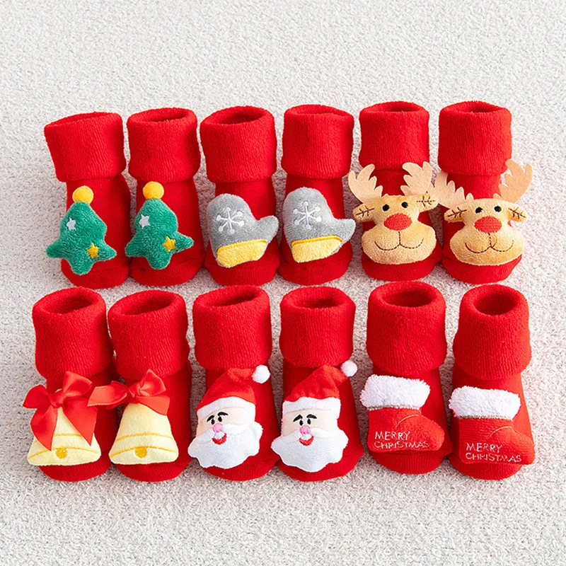 Christmas Cartoon Baby Floor Socks Winter Warm Snowman Elk Newborn Infant Anti-slip Socks Soft Warm Kids Girls Christmas Socks
Christmas Cartoon Baby Floor Socks Winter Warm Snowman Elk Newborn Infant Anti-slip Socks Soft Warm Kids Girls Christmas Socks