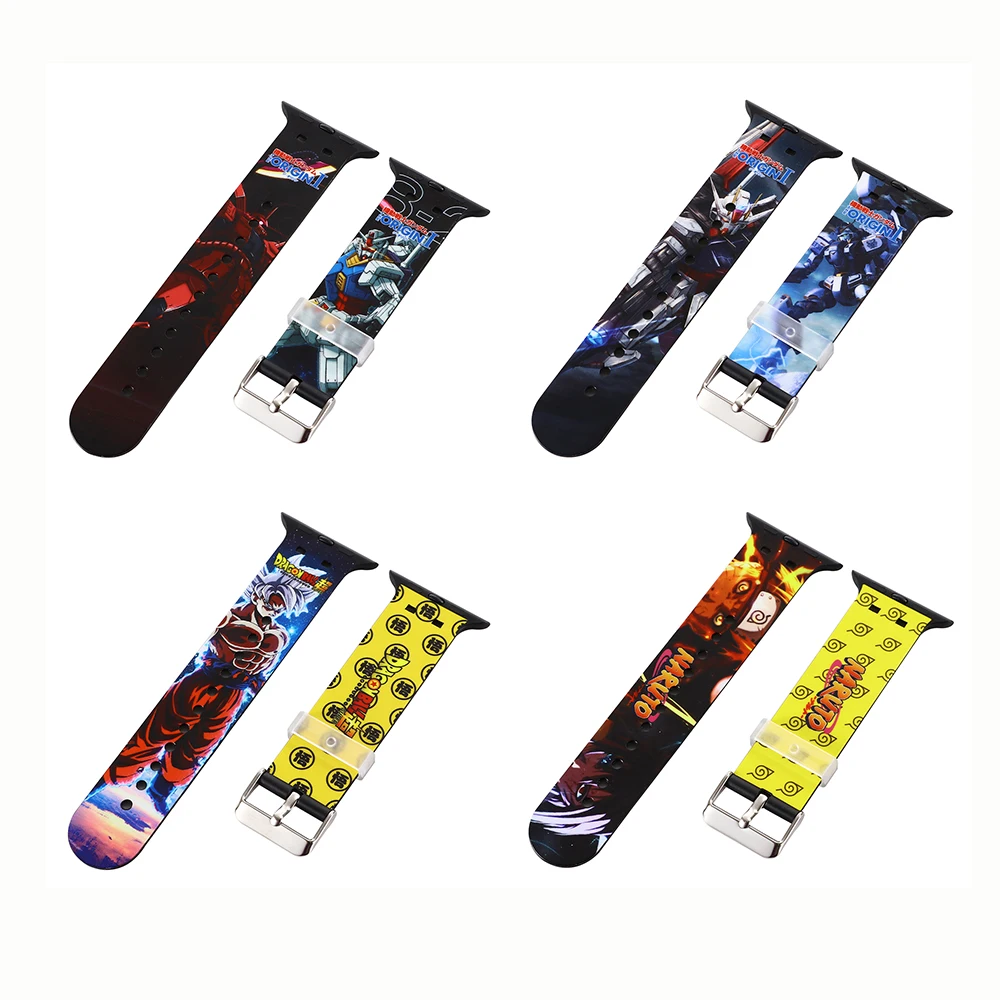 Naruto Dragon Ball Son Goku Gundam Silicone Strap for Apple Watch Band 44 45 42 40 38 41 Bracelet IWatch Color Apple Watch 7 6 5
Naruto Dragon Ball Son Goku Gundam Silicone Strap for Apple Watch Band 44 45 42 40 38 41 Bracelet IWatch Color Apple Watch 7 6 5