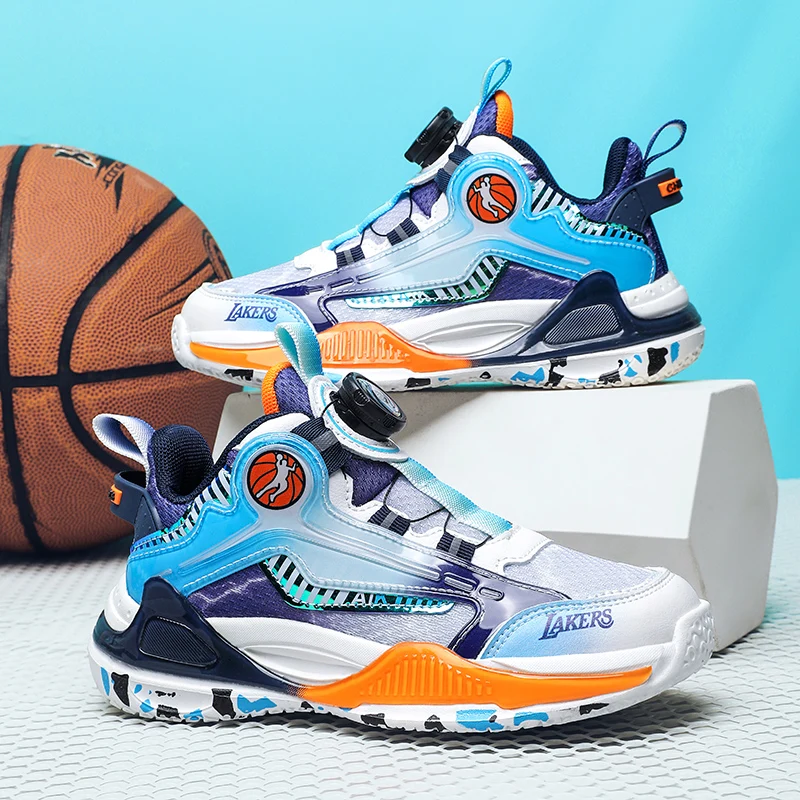 New Boys' Brand Children's Basketball Shoes Sports Shoes Thick Sole Anti slip Children's Sports Shoes
New Boys' Brand Children's Basketball Shoes Sports Shoes Thick Sole Anti slip Children's Sports Shoes