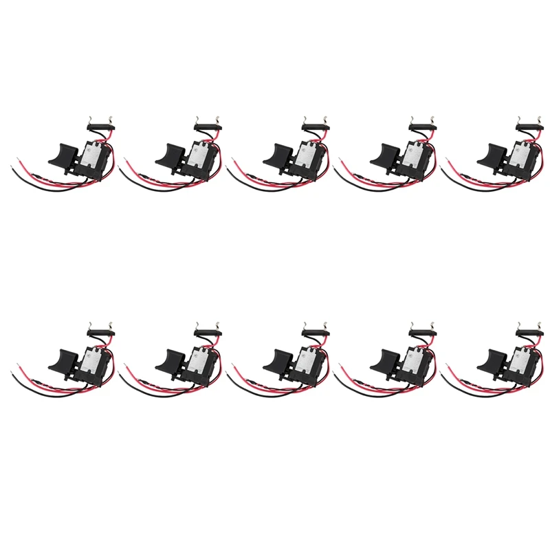 10X 7.2 V - 24 V Lithium Battery Cordless Drill Switch Speed Control Trigger Switch With Small Light
10X 7.2 V - 24 V Lithium Battery Cordless Drill Switch Speed Control Trigger Switch With Small Light