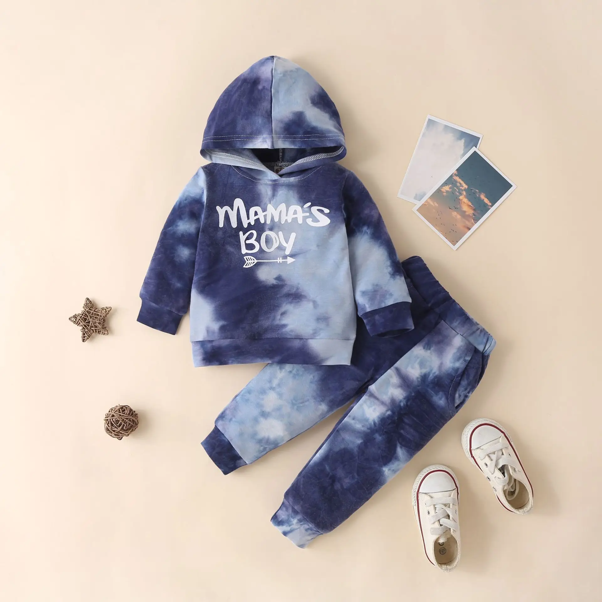 Baby Boy Clothes 2 to 3 Years Old Autumn New Childrens Tie Dyed Multicolor Pullover Hooded Hoodies and Pants Two Piece Outfits
Baby Boy Clothes 2 to 3 Years Old Autumn New Childrens Tie Dyed Multicolor Pullover Hooded Hoodies and Pants Two Piece Outfits