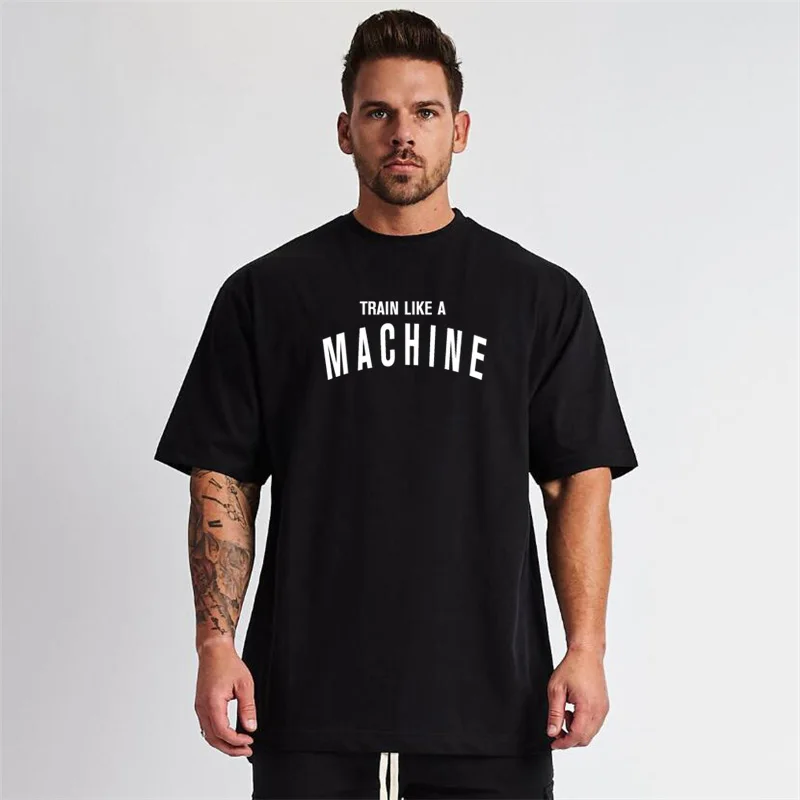 Gym Fitness Men Casual Fashion Loose Oversized T-shirt Short Sleeve Cotton Summer Workout Cool Feeling Breathable Print Clothing
Gym Fitness Men Casual Fashion Loose Oversized T-shirt Short Sleeve Cotton Summer Workout Cool Feeling Breathable Print Clothing