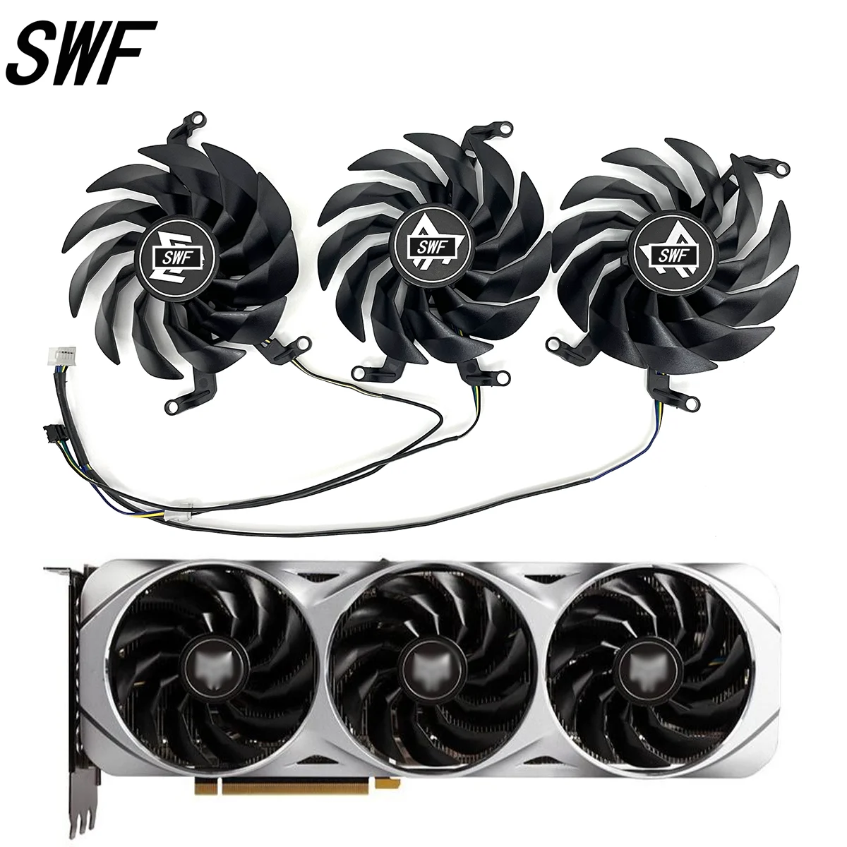 T129215SU Graphics Cards Fan RTX3080 RTX3060 RTX3070 For GALAX RTX 3060 3070 3080 3090 Ti METALTOP Graphics Card Cooling fan
T129215SU Graphics Cards Fan RTX3080 RTX3060 RTX3070 For GALAX RTX 3060 3070 3080 3090 Ti METALTOP Graphics Card Cooling fan