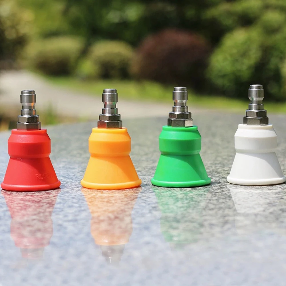 Splash Proof Sheath Nozzle Stainless Steel, 1/4 Quick Plug High-Pressure Water Gun Nozzle, Soft Rubber Sleeve Fan Nozzle
Splash Proof Sheath Nozzle Stainless Steel, 1/4 Quick Plug High-Pressure Water Gun Nozzle, Soft Rubber Sleeve Fan Nozzle