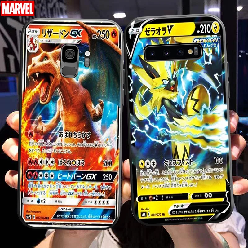 Anime Pokemon Cards Phone Case For Samsung Galaxy S10 S10E S10 Lite S9 S8 Plus Samsung S10 5G Soft Carcasa Coque Black
Anime Pokemon Cards Phone Case For Samsung Galaxy S10 S10E S10 Lite S9 S8 Plus Samsung S10 5G Soft Carcasa Coque Black