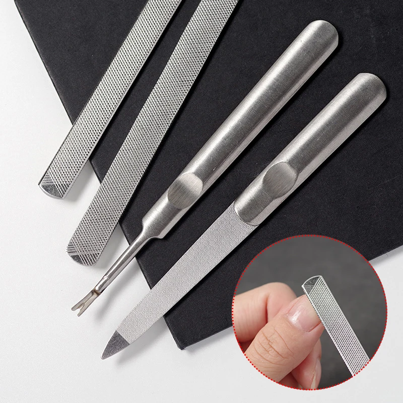 Nail Art File Stainless Steel Buffer Grinding Finger Cuticle Remover Polish Acrylic Gel Manicure Pedicure Tools Dead Skin Fork
Nail Art File Stainless Steel Buffer Grinding Finger Cuticle Remover Polish Acrylic Gel Manicure Pedicure Tools Dead Skin Fork