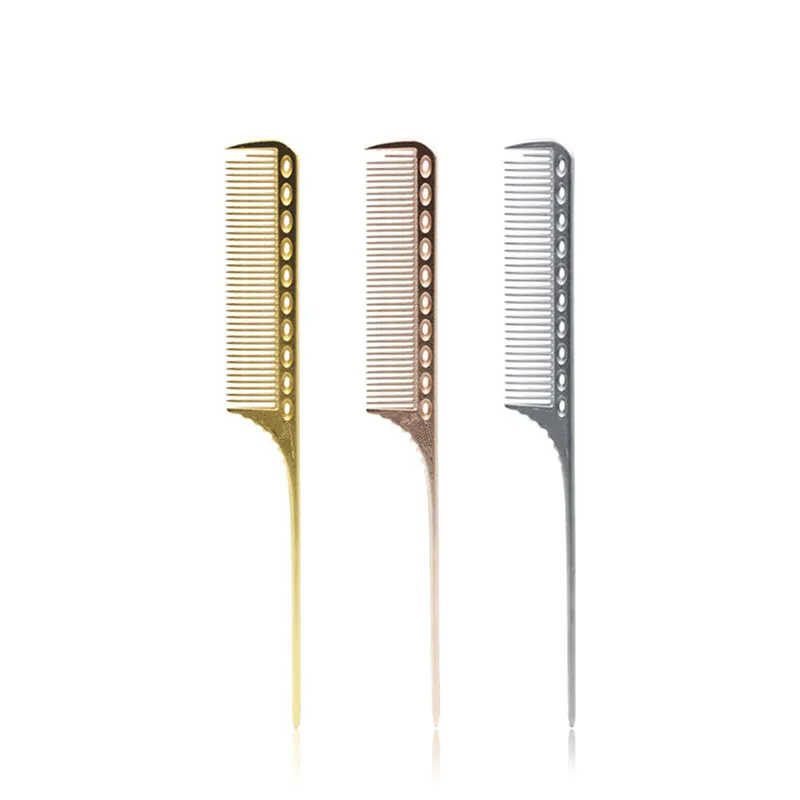 1 Pcs Professional Comb Aluminium Pin Tail Combs Tangle Anti-Static Hair Brush Barber Hairdressing Tools 3 Color Salon Hair Comb
1 Pcs Professional Comb Aluminium Pin Tail Combs Tangle Anti-Static Hair Brush Barber Hairdressing Tools 3 Color Salon Hair Comb