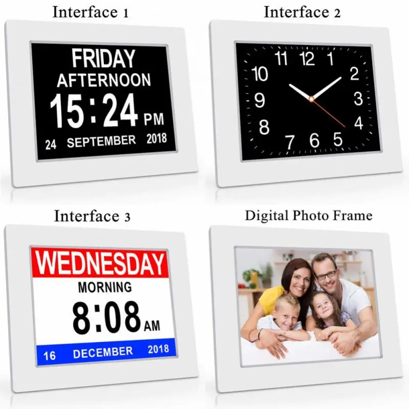 Elderly Medicine Screen Electronic Desk Calendar Large Font Take Medicine Meal Digital Led Calendar Reminder 8-inch Lcd Screen
Elderly Medicine Screen Electronic Desk Calendar Large Font Take Medicine Meal Digital Led Calendar Reminder 8-inch Lcd Screen