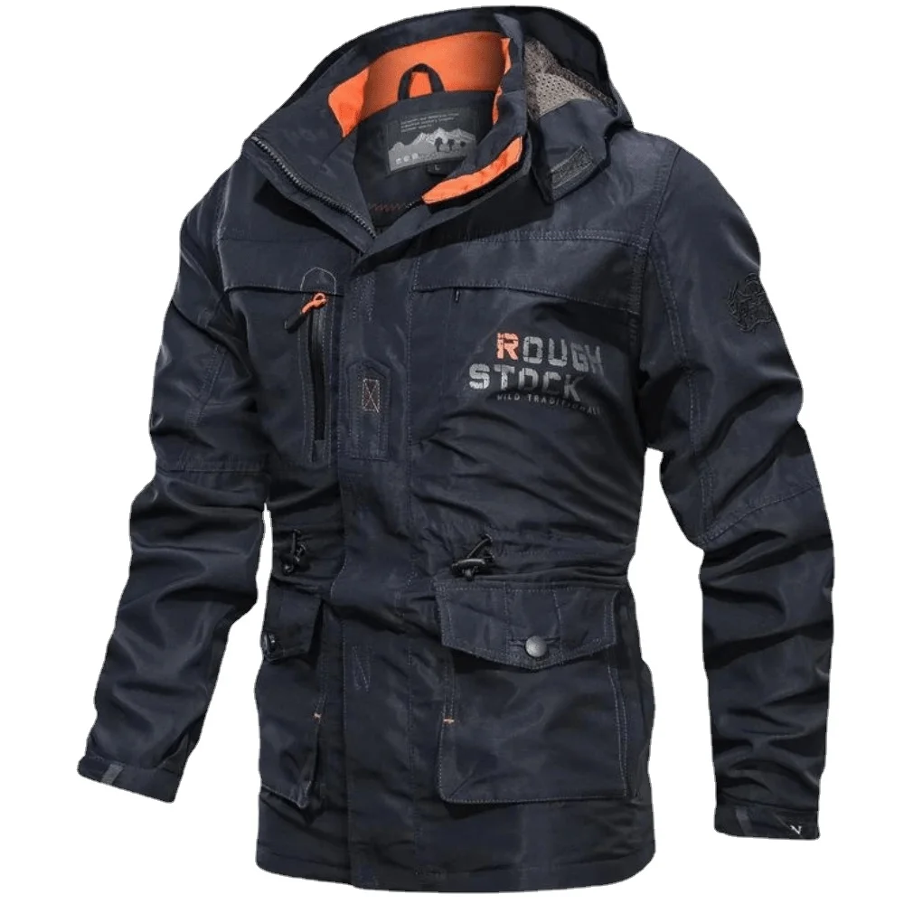 

Coat Outdoor Stormwear Breathable Bomber Jacket Men 2022 Spring Autumn Multi-pocket Military Tactical Jackets Windbreaker Mens