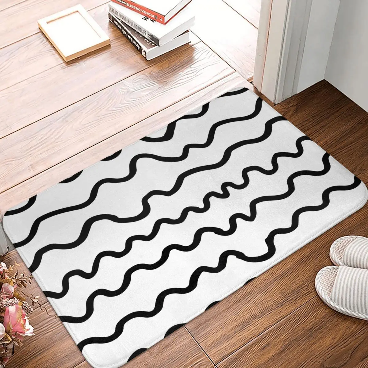 Line Art Bathroom Non-Slip Carpet Curve Pattern Living Room Mat Welcome Doormat Floor Decoration Rug
Line Art Bathroom Non-Slip Carpet Curve Pattern Living Room Mat Welcome Doormat Floor Decoration Rug