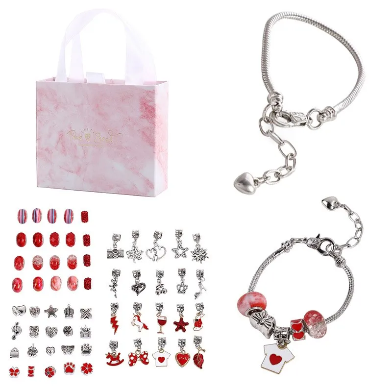 New Fashion High Quantity Christmas Bracelet Set Glass Bracelet Jewelry DIY Children Crystal Beads Bracelet Gift Box
New Fashion High Quantity Christmas Bracelet Set Glass Bracelet Jewelry DIY Children Crystal Beads Bracelet Gift Box