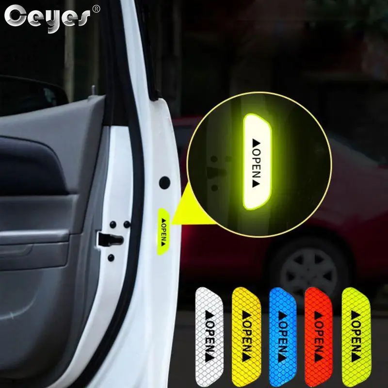 Car Open Reflective Tape Warning Mark sticker for Toyota RAV4 Land Cruiser Camry Highlander Prado Prius Yaris Corolla Vitz
Car Open Reflective Tape Warning Mark sticker for Toyota RAV4 Land Cruiser Camry Highlander Prado Prius Yaris Corolla Vitz