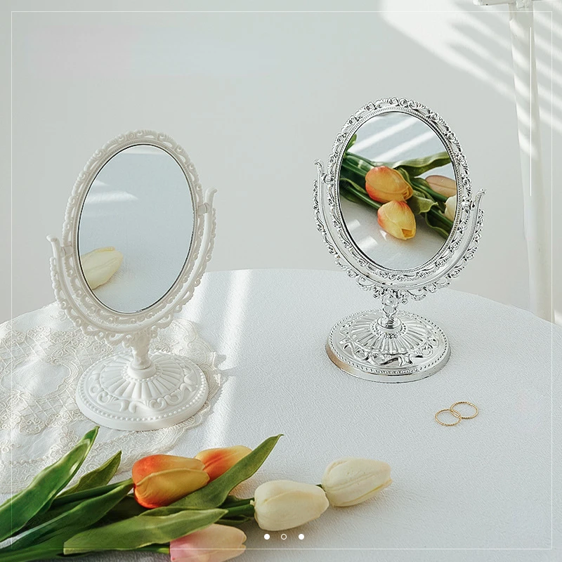 European Makeup Mirror Retro Palace Style Carving Mirror Home Desktop Luxury Round Makeup Mirrors Photography Props Home Decor
European Makeup Mirror Retro Palace Style Carving Mirror Home Desktop Luxury Round Makeup Mirrors Photography Props Home Decor