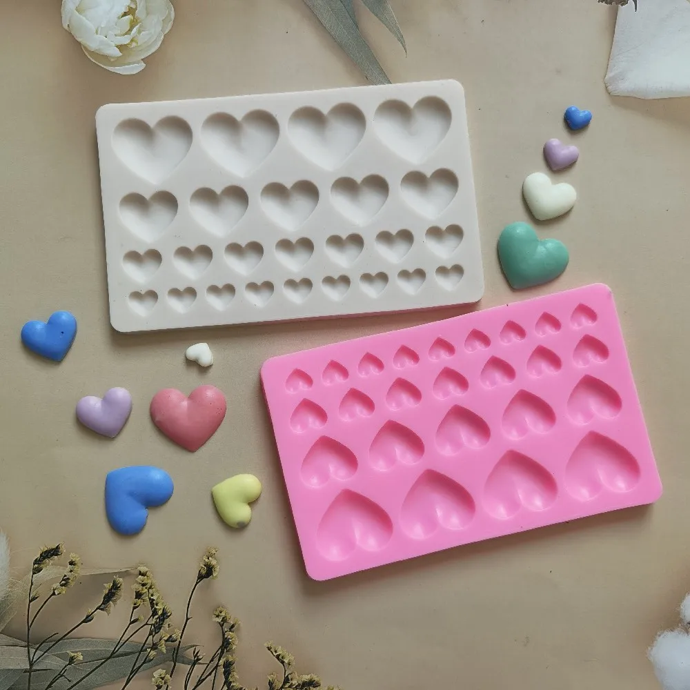 

Новые силиконовые формы для шоколада в форме сердца, 25 ячеек, форма в виде сердца, конфет для свадьбы, форма для выпечки, фотоформа для торта 3D, «сделай сам»