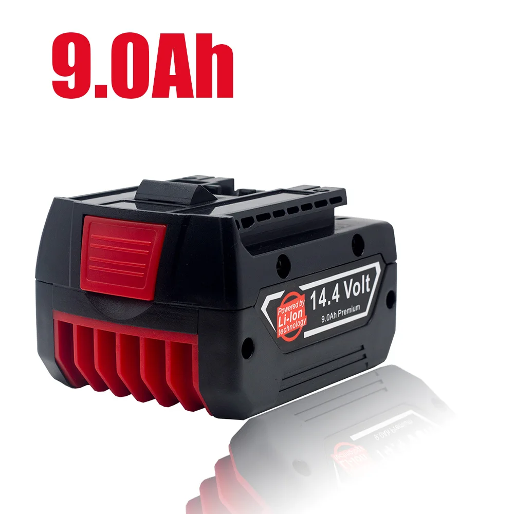 14.4V 9.0AH Rechargeable Lithium-Ion Battery Pack For Bosch Cordless Drill Screwdriver BAT607 BAT614 DDB180 GDR GSR Charger
14.4V 9.0AH Rechargeable Lithium-Ion Battery Pack For Bosch Cordless Drill Screwdriver BAT607 BAT614 DDB180 GDR GSR Charger