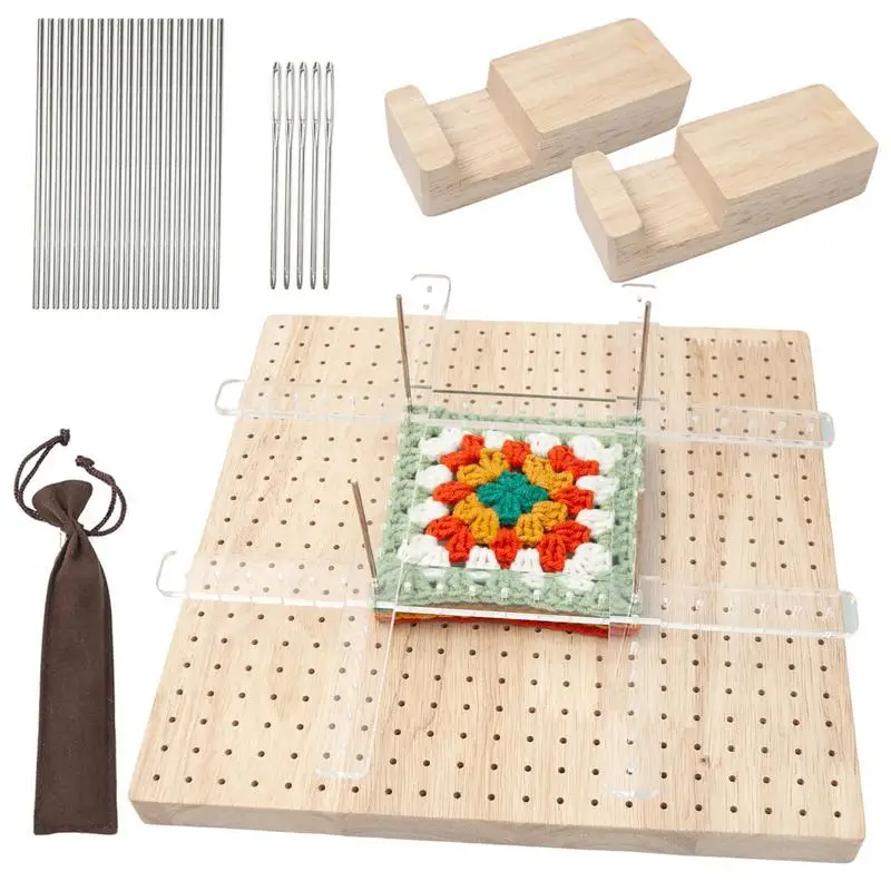 Wooden Blocking Board For Crocheting Mats For Knitting Wood Embroidery Frame Crochet Board Crafting No Burr Crochet Gift
Wooden Blocking Board For Crocheting Mats For Knitting Wood Embroidery Frame Crochet Board Crafting No Burr Crochet Gift