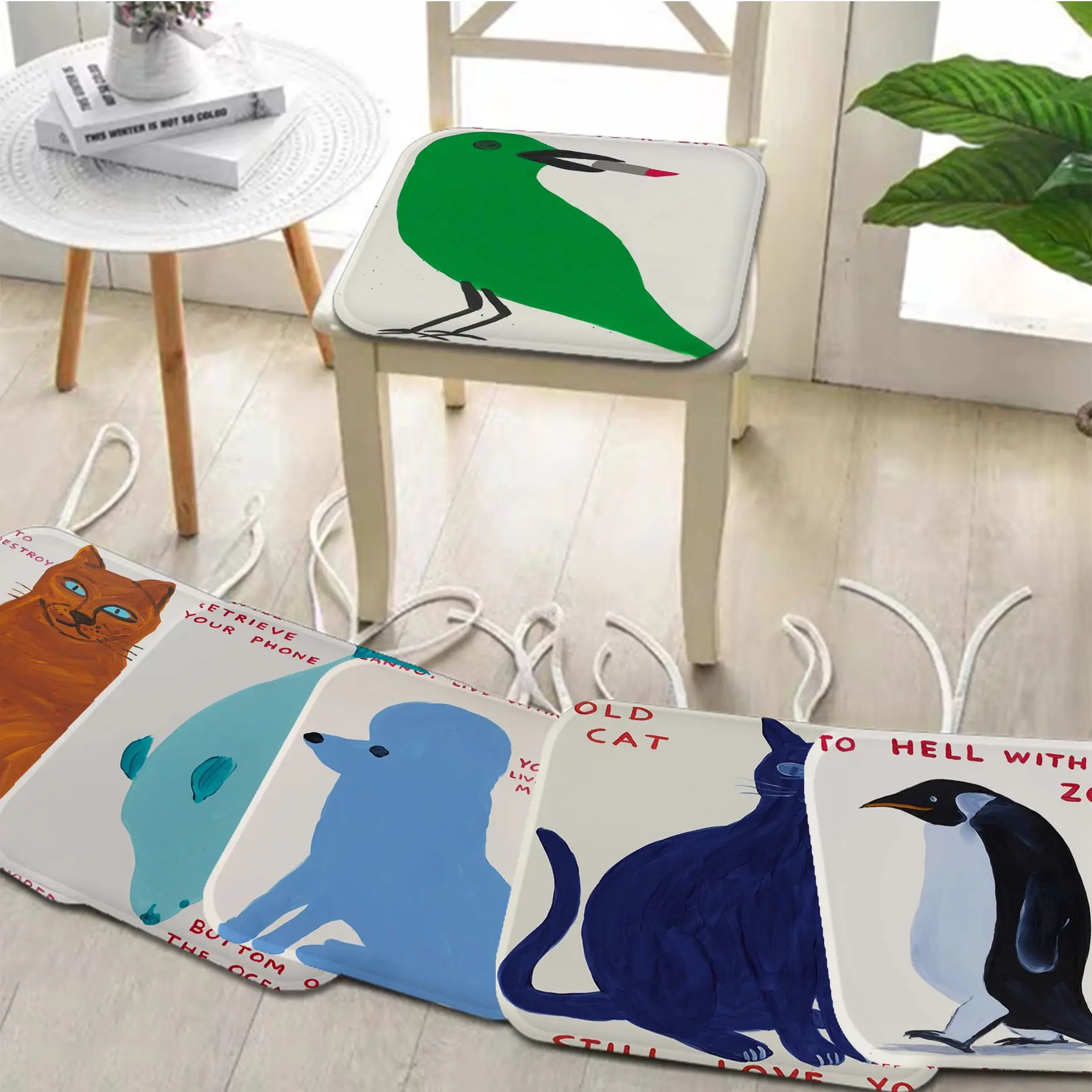 David Shrigley Art Round Sofa Mat Dining Room Table Chair Cushions Unisex Fashion Anti-slip Cushions Home Decor
David Shrigley Art Round Sofa Mat Dining Room Table Chair Cushions Unisex Fashion Anti-slip Cushions Home Decor