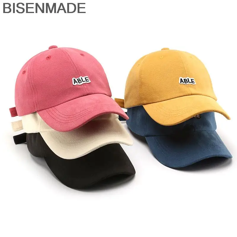 BISENMADE Baseball Cap For Women And Men Patch 'ABLE' Casual Snapback Hat Summer Visors Cap Fashion Hip Hop Peaked Cap 2022
BISENMADE Baseball Cap For Women And Men Patch 'ABLE' Casual Snapback Hat Summer Visors Cap Fashion Hip Hop Peaked Cap 2022
