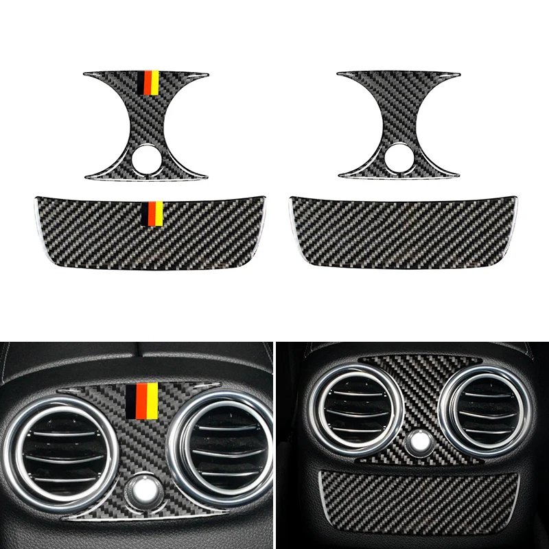 Real Carbon Fiber Center Console Rear Air Condition Air Vent Outlet Cover Trim For Mercedes Benz C Class W205 C180 C200 C300 GLC
Real Carbon Fiber Center Console Rear Air Condition Air Vent Outlet Cover Trim For Mercedes Benz C Class W205 C180 C200 C300 GLC