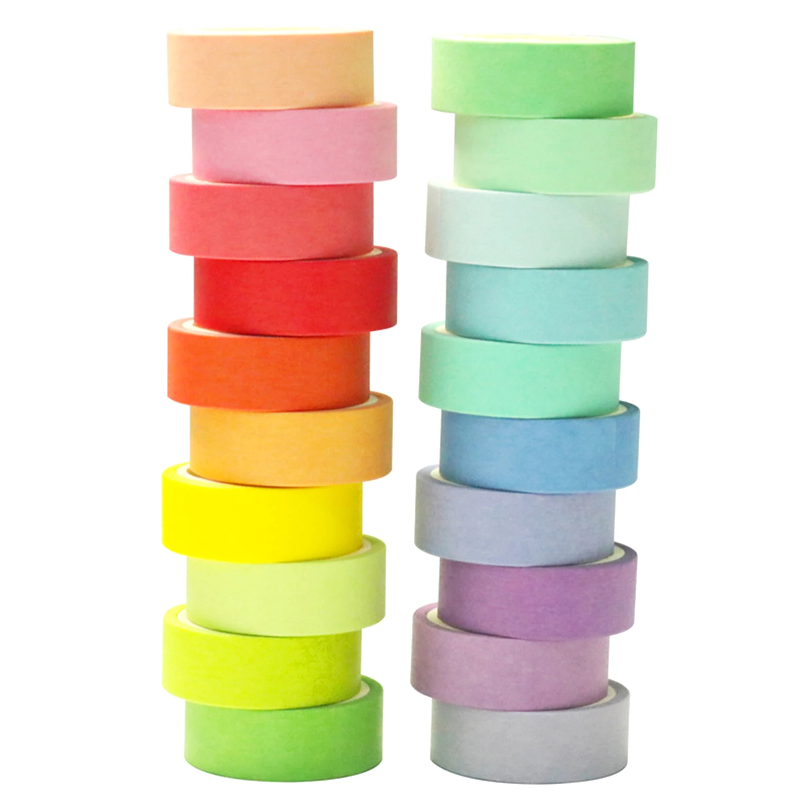 20pcs Scrapbook Decorative Stickers Solid Color Rainbow Washi Planners Art Craft Masking Tape Diary DIY Stationery Painting Kids
20pcs Scrapbook Decorative Stickers Solid Color Rainbow Washi Planners Art Craft Masking Tape Diary DIY Stationery Painting Kids