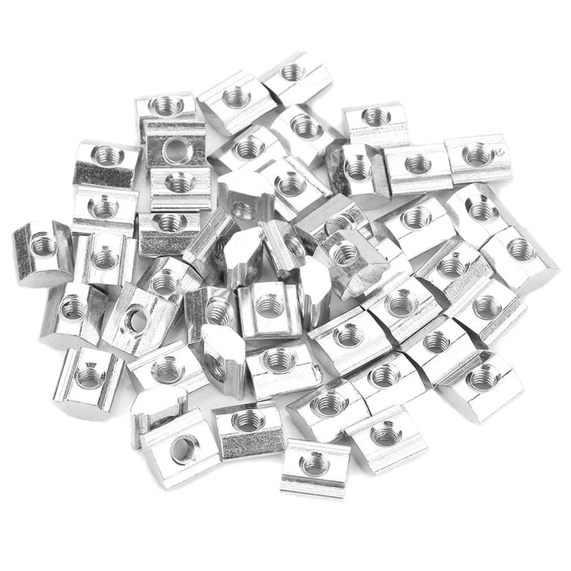 50Pcs Carbon Steel Sliding T-Slot Nut For 20 Series Aluminum Profile Accessories M3x10x5
50Pcs Carbon Steel Sliding T-Slot Nut For 20 Series Aluminum Profile Accessories M3x10x5