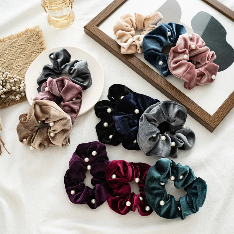 Hair Accessories Flannel Studs Pearl Intestine Circle Elastic Hair Bands For Women Large Intestine Hair Ties Ponytail Holder
Hair Accessories Flannel Studs Pearl Intestine Circle Elastic Hair Bands For Women Large Intestine Hair Ties Ponytail Holder