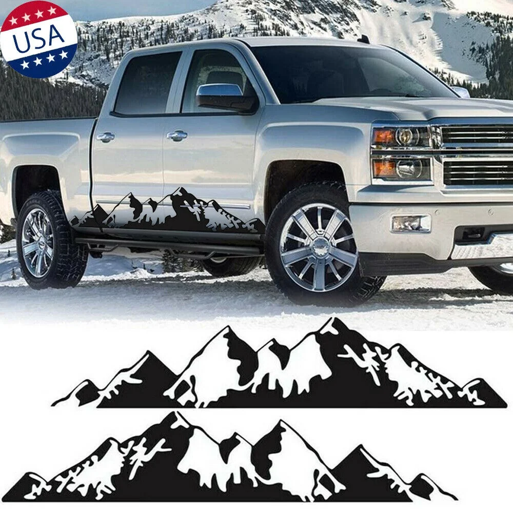 For Snow Mountain Car Side Skirt Body Sticker for Chevy Silverado 1500 2500 3500
For Snow Mountain Car Side Skirt Body Sticker for Chevy Silverado 1500 2500 3500